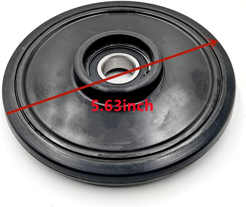 BRGMAX Idler Wheel with Bearing Black 5.63inch X 20mm Snowmobile Parts Shocks Suspension FITS for Arctic Cat 1604-837 3604-039 - Image 5